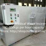 Model: TS500, Medical Waste Incinerator 500-600kgs per hour capacity